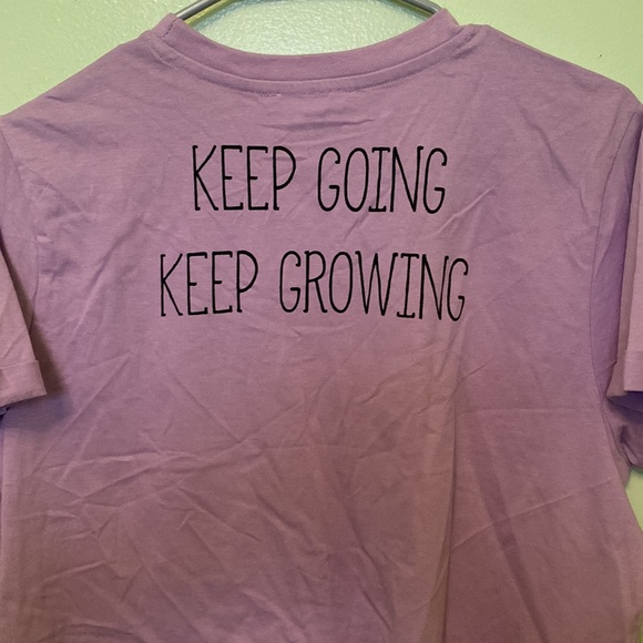 Love & lazy days Crop Top T shirt size M NWOT - Picture 4 of 4